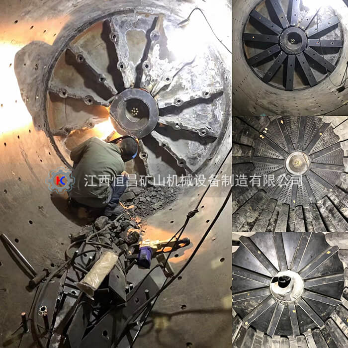 球磨機(jī)內(nèi)部結(jié)構(gòu)